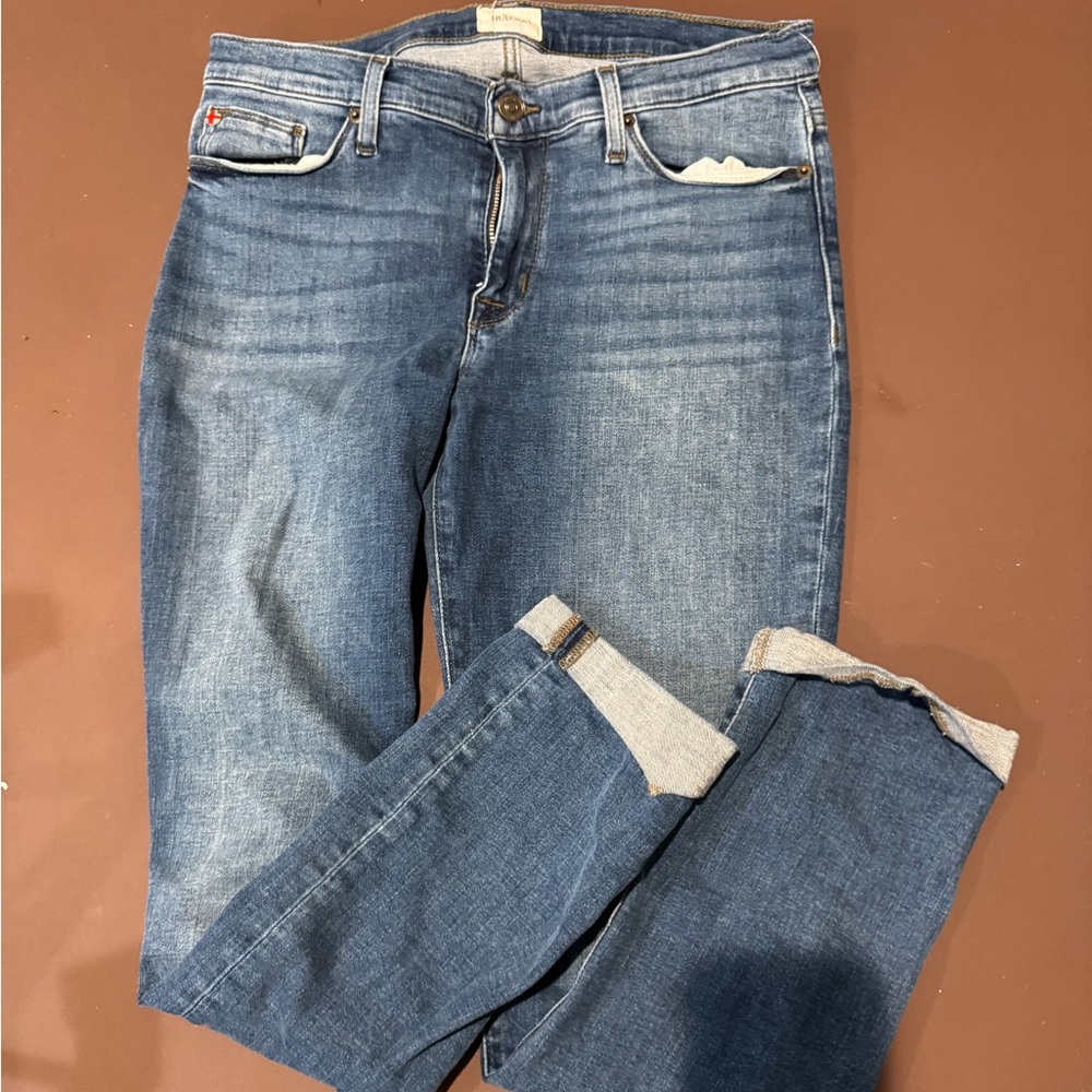 Hudson straight leg jeans